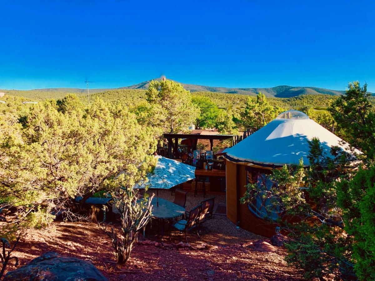The Yoga Yurta At Sunny Mellow Eco Villa Tijeras Eksteriør billede