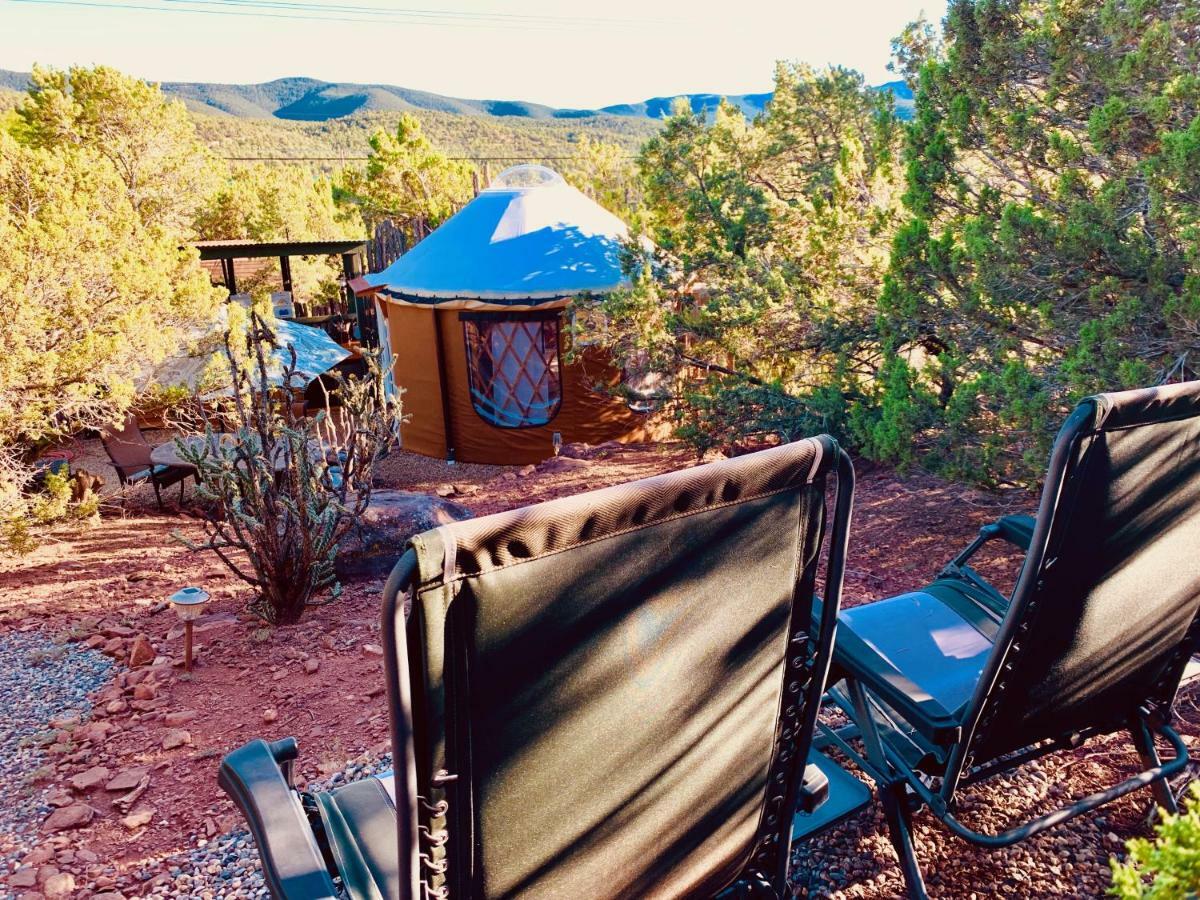 The Yoga Yurta At Sunny Mellow Eco Villa Tijeras Eksteriør billede