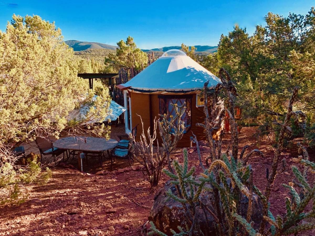 The Yoga Yurta At Sunny Mellow Eco Villa Tijeras Eksteriør billede